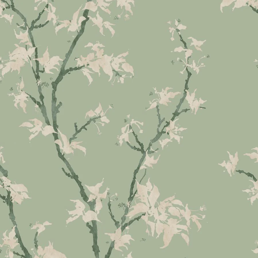 128/3014 | Chinese Branch, Sage Trees - Cole & Son Wallpaper