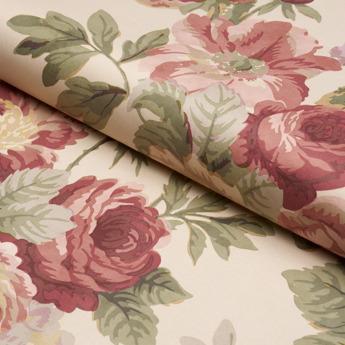177205 | Nancy Floral, Bordeaux - Schumacher Fabric - Image 5