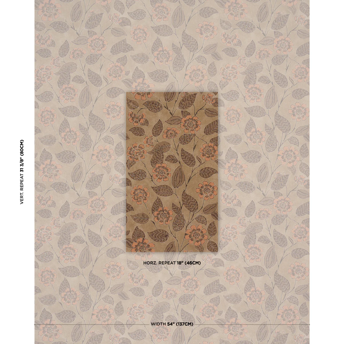 181003 | Kava Cay Indoor/Outdoor, Brown - Schumacher Fabric - Image 2