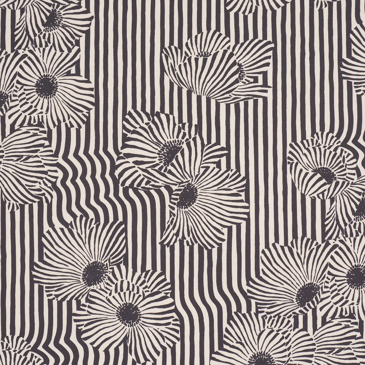 182542 | Chaney Floral, Carbon - Schumacher Fabric