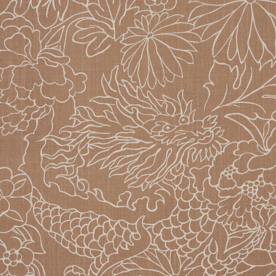 182781 | Chiang Mai Dragon Silhouette, Mediterrean Spice - Schumacher Fabric - Image 3