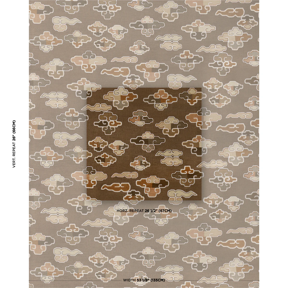 182801 | In Dreams Velvet, Sable - Schumacher Fabric - Image 2