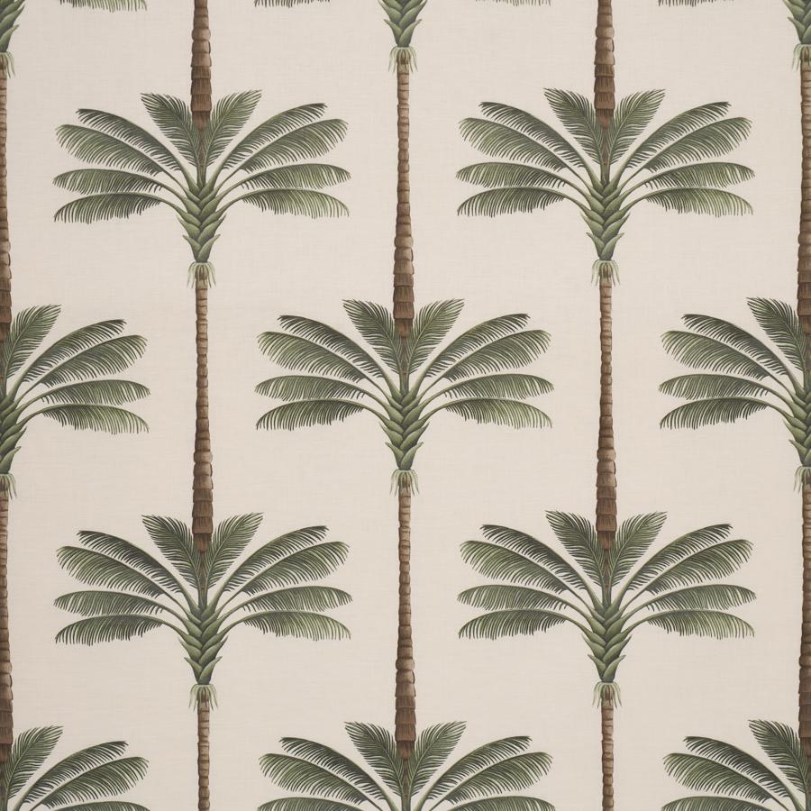 182820 | A Palm Is A Palm Print, Daylight Evergreen - Schumacher Fabric