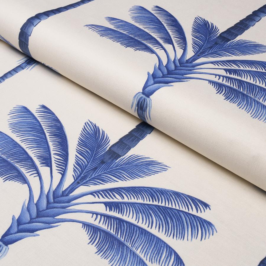 182822 | A Palm Is A Palm Print, Indigo Palm Grove - Schumacher Fabric - Image 4