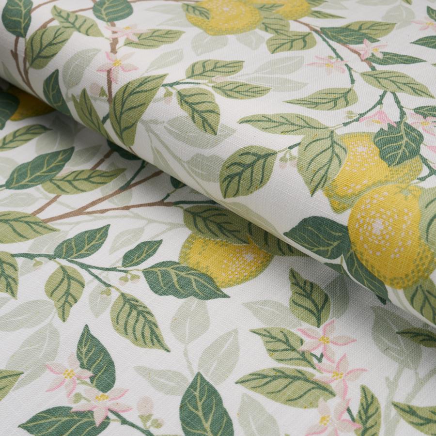 182950 | Citrontrad, Ivory And Leaf - Schumacher Fabric - Image 4