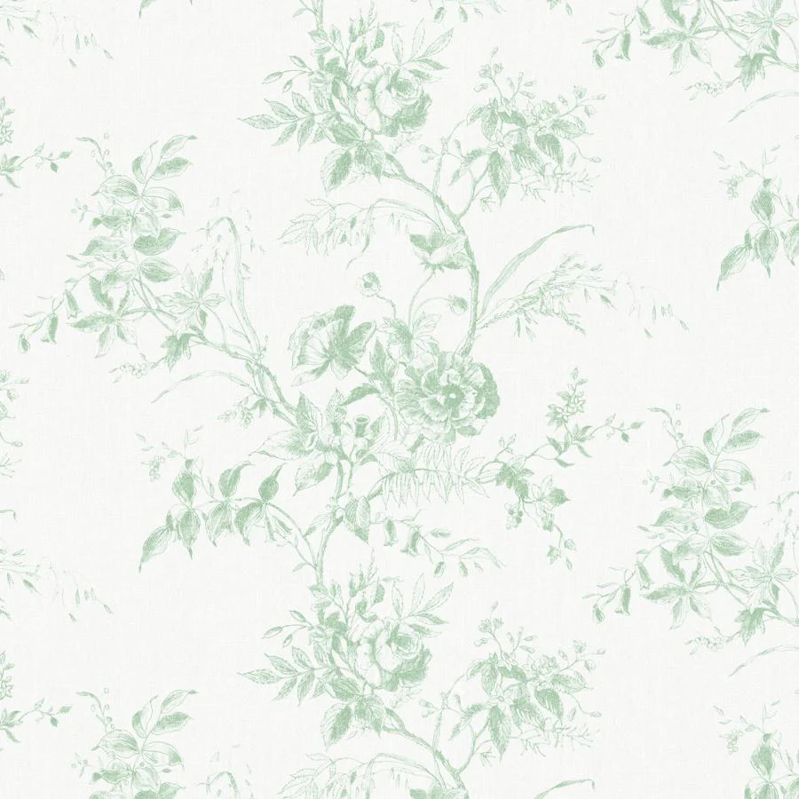 2026103.30.0 | Tea Rose Toile, Hinton Hill - Lee Jofa Fabric