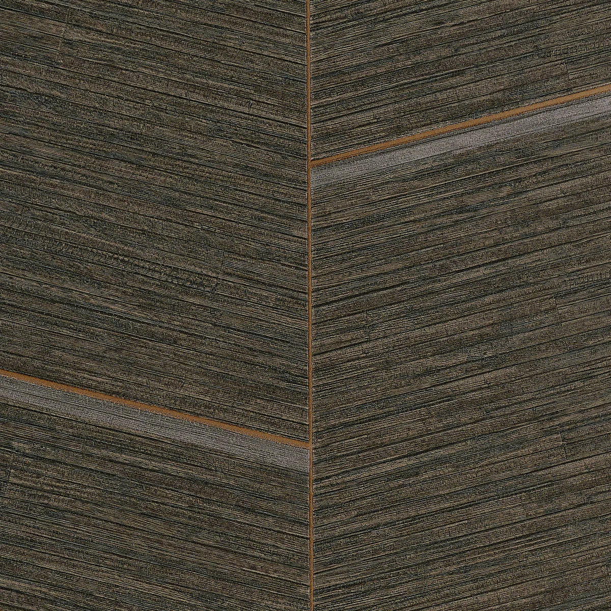 32604 | Vinyl Dover Chevron, Bayou Wave - Phillip Jeffries Wallpaper