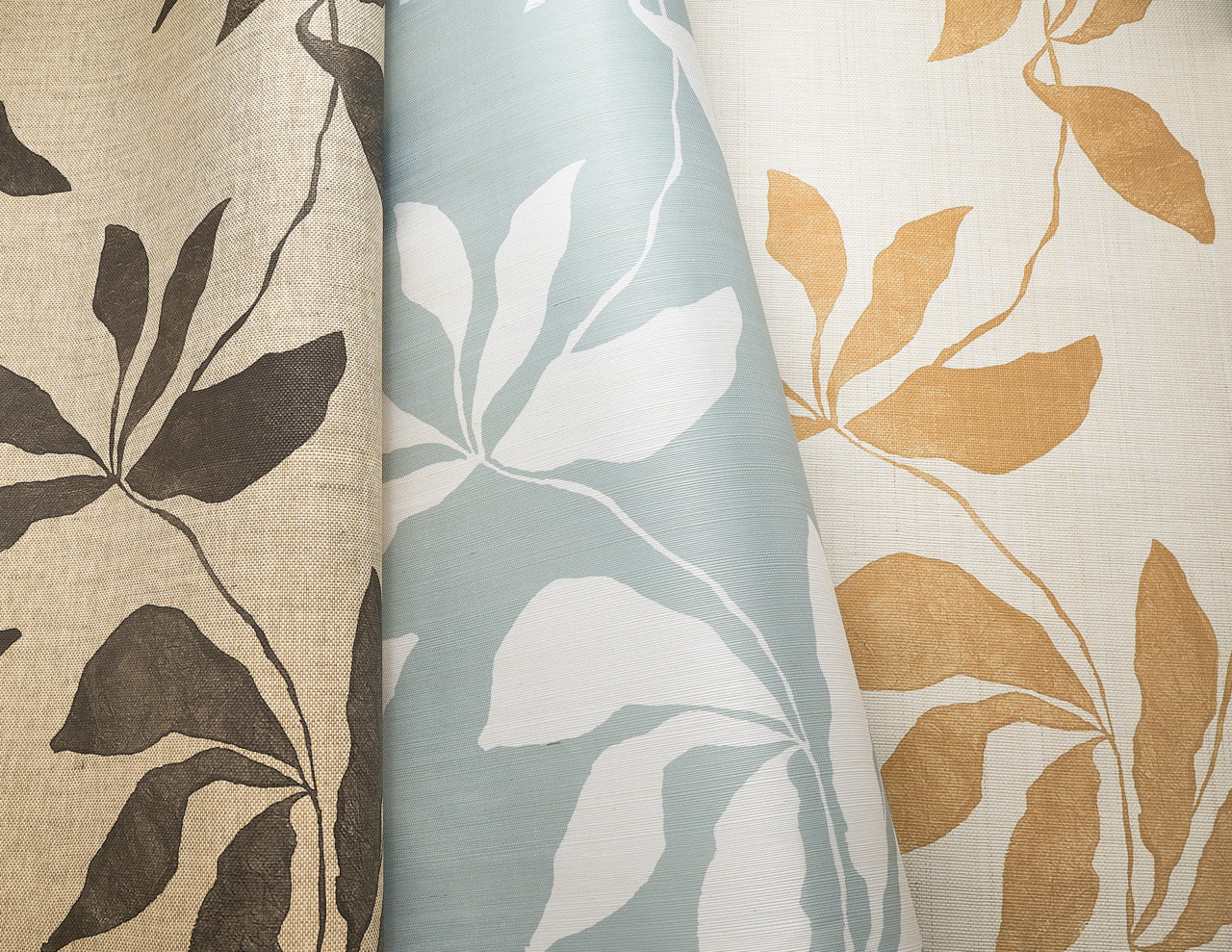 40208 | Desert Ivy, Blush Haze on Woven Walls - Phillip Jeffries Wallpaper - Image 2