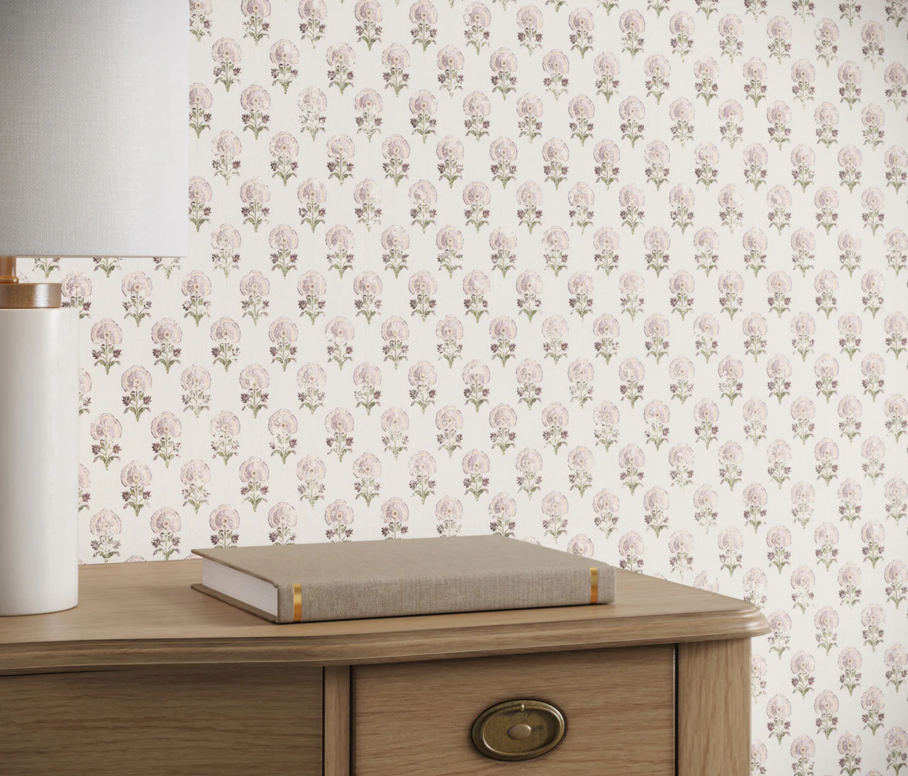 40302 | Manor House, Lavender Stroll on Sateen Club - Phillip Jeffries Wallpaper - Image 3