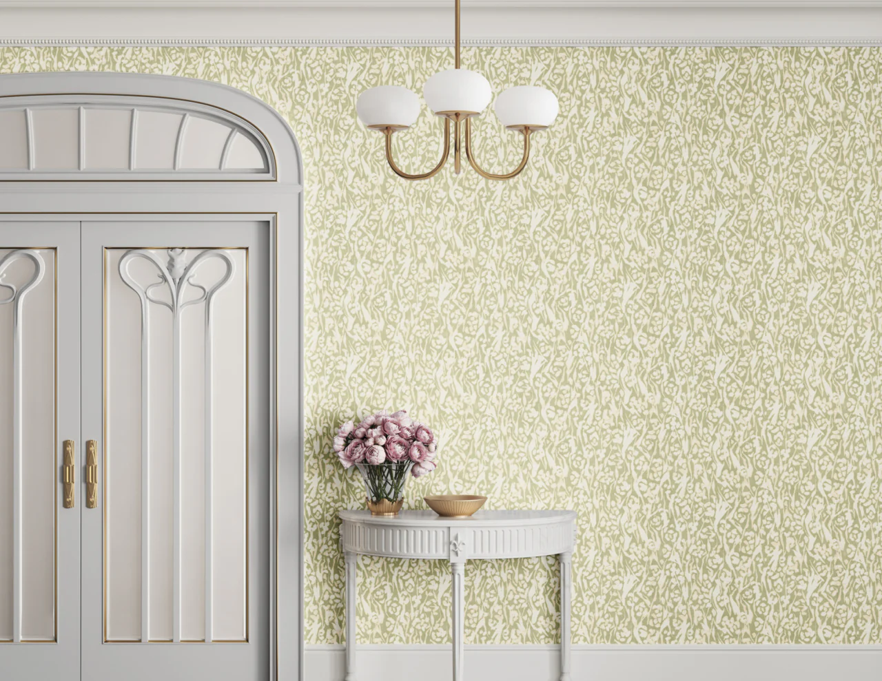 40604 | Charmed, Verdure Spell on Manila Hemp - Phillip Jeffries Wallpaper - Image 3