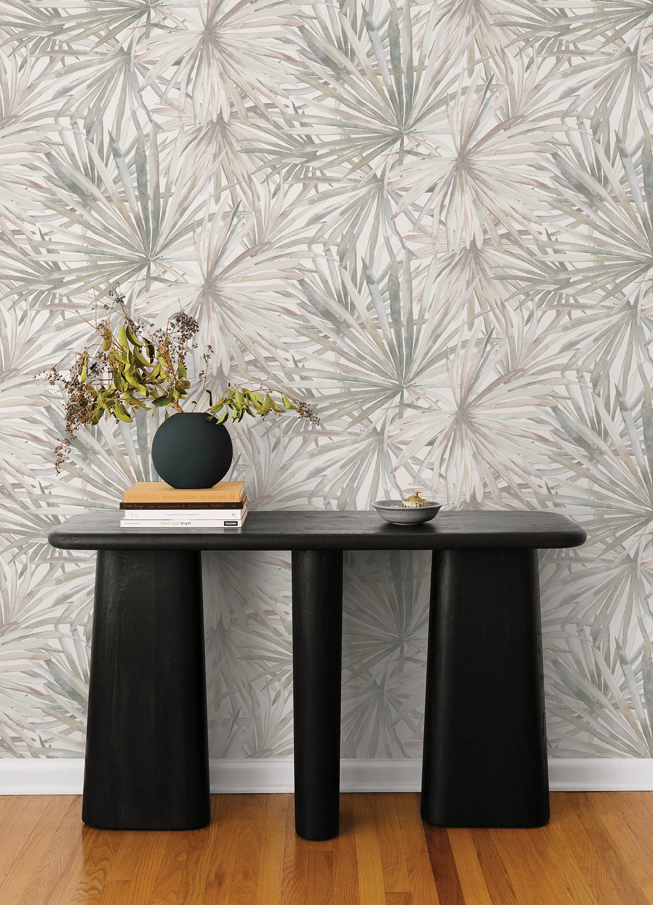 4193-7450 | Portofino, Corifa Cream Palm Leaf - A-Street Wallpaper - Image 2