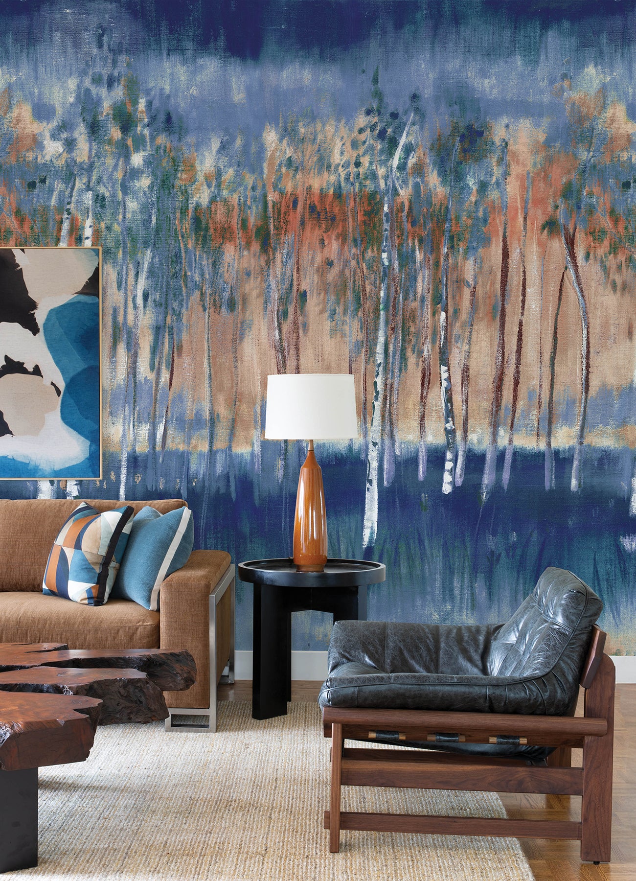 4193-7472M | Portofino, Primavera Dark Blue Wall Mural - A-Street Wallpaper - Image 3