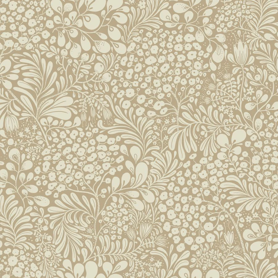 4201-48002 | Savanna, Siv Chestnut Botanical - A-Street Wallpaper