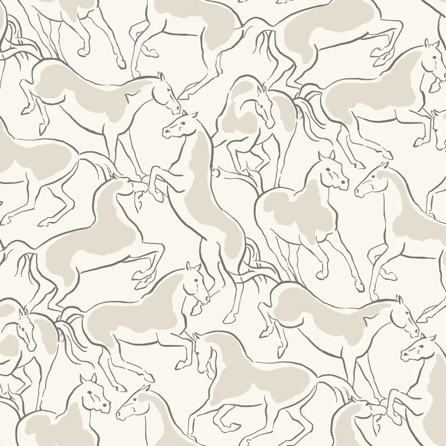 4211-83505 | Private Reserve, Dressage White Stallions - Ronald Redding Wallpaper