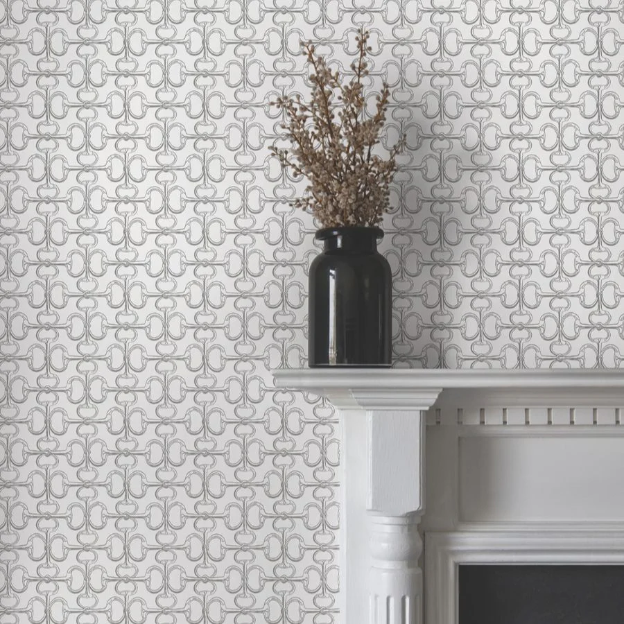 4211-83507 | Private Reserve, Polo White Horse Bits - Ronald Redding Wallpaper - Image 3