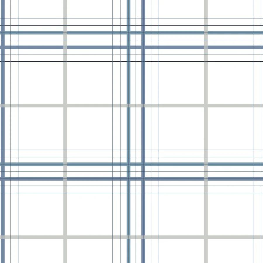 4211-83534 | Private Reserve, Lakeside Plaid Blue Tailored - Ronald Redding Wallpaper