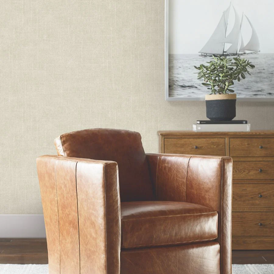 4211-83551 | Private Reserve, Saratoga Beige - Ronald Redding Wallpaper - Image 3