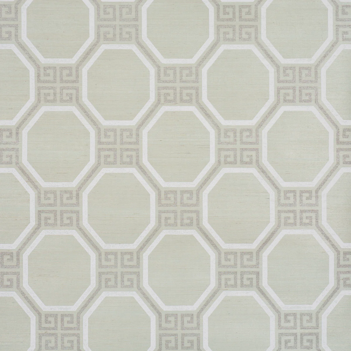 5008936 | Octavia Sisal, Mint - Schumacher Wallpaper - Image 3