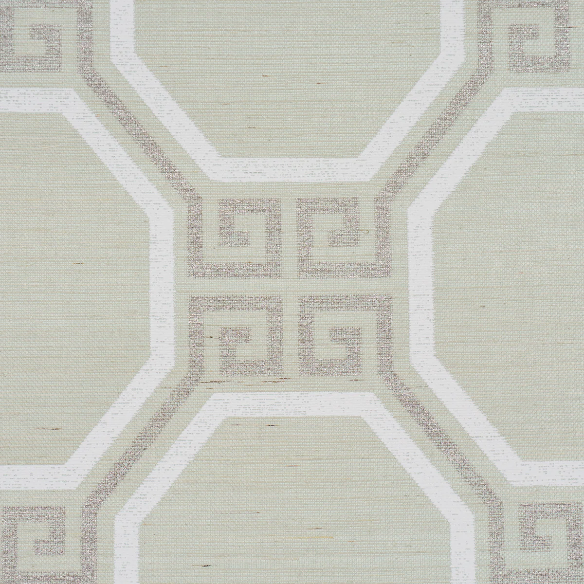 5008936 | Octavia Sisal, Mint - Schumacher Wallpaper - Image 4
