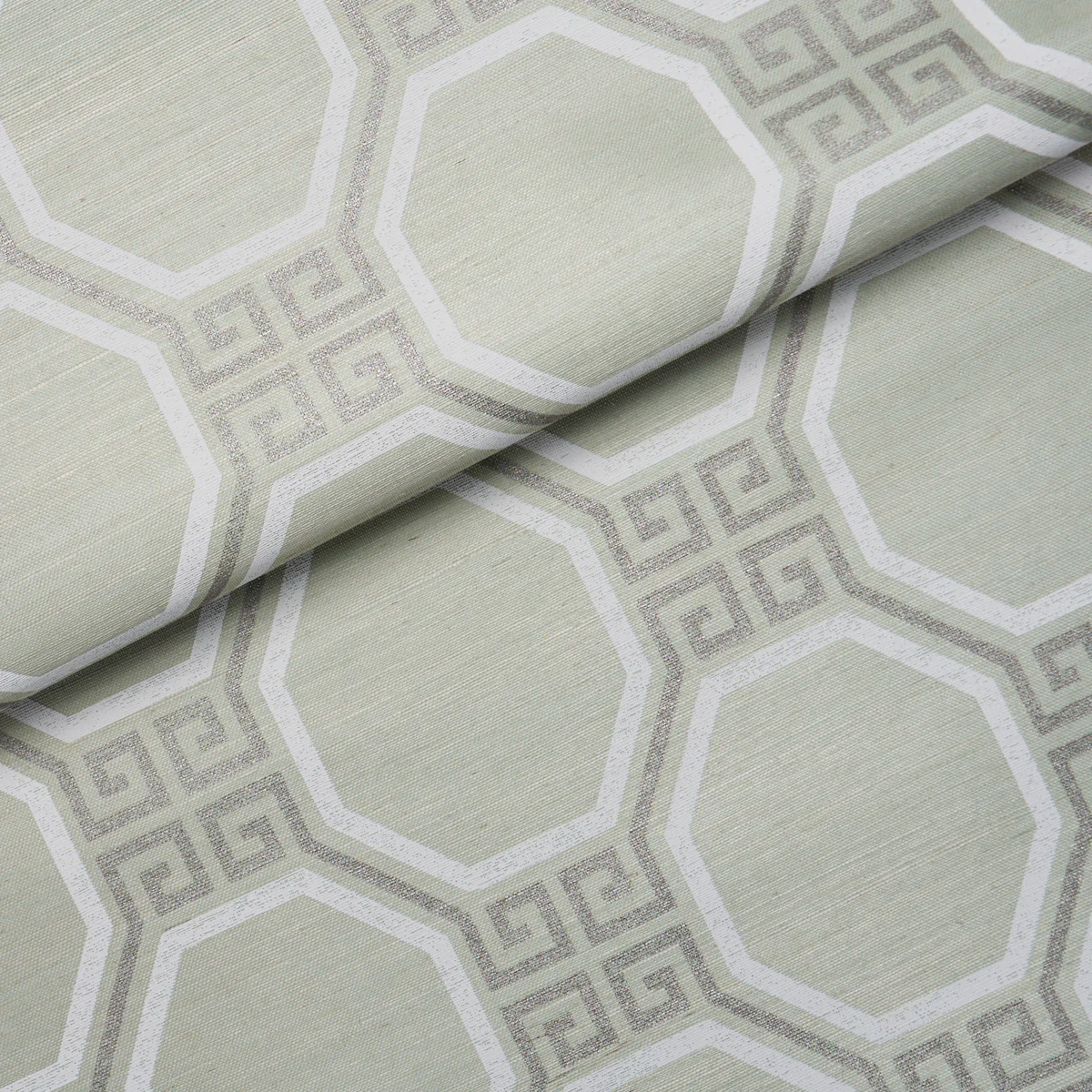 5008936 | Octavia Sisal, Mint - Schumacher Wallpaper - Image 5