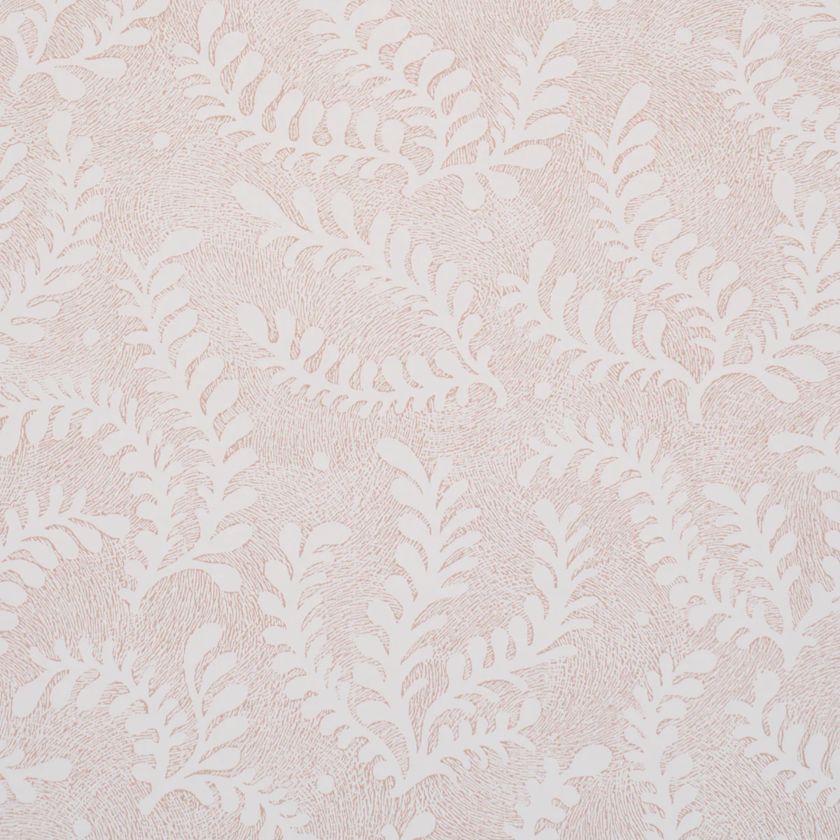 5010384 | Etched Fern, Blush - Schumacher Wallpaper