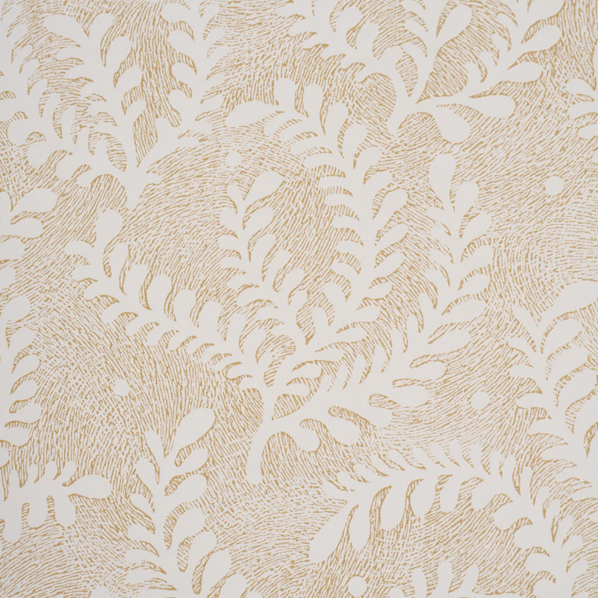 5010386 | Etched Fern, Ochre - Schumacher Wallpaper - Image 3