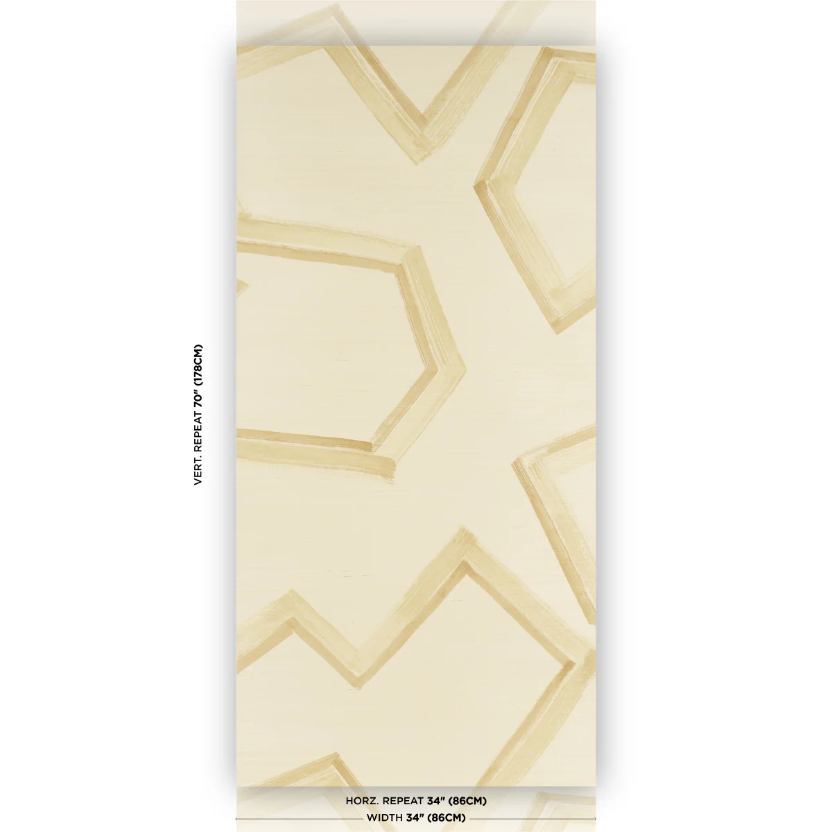 5013052 | Enzo Sisal, Straw - Schumacher Wallpaper - Image 2
