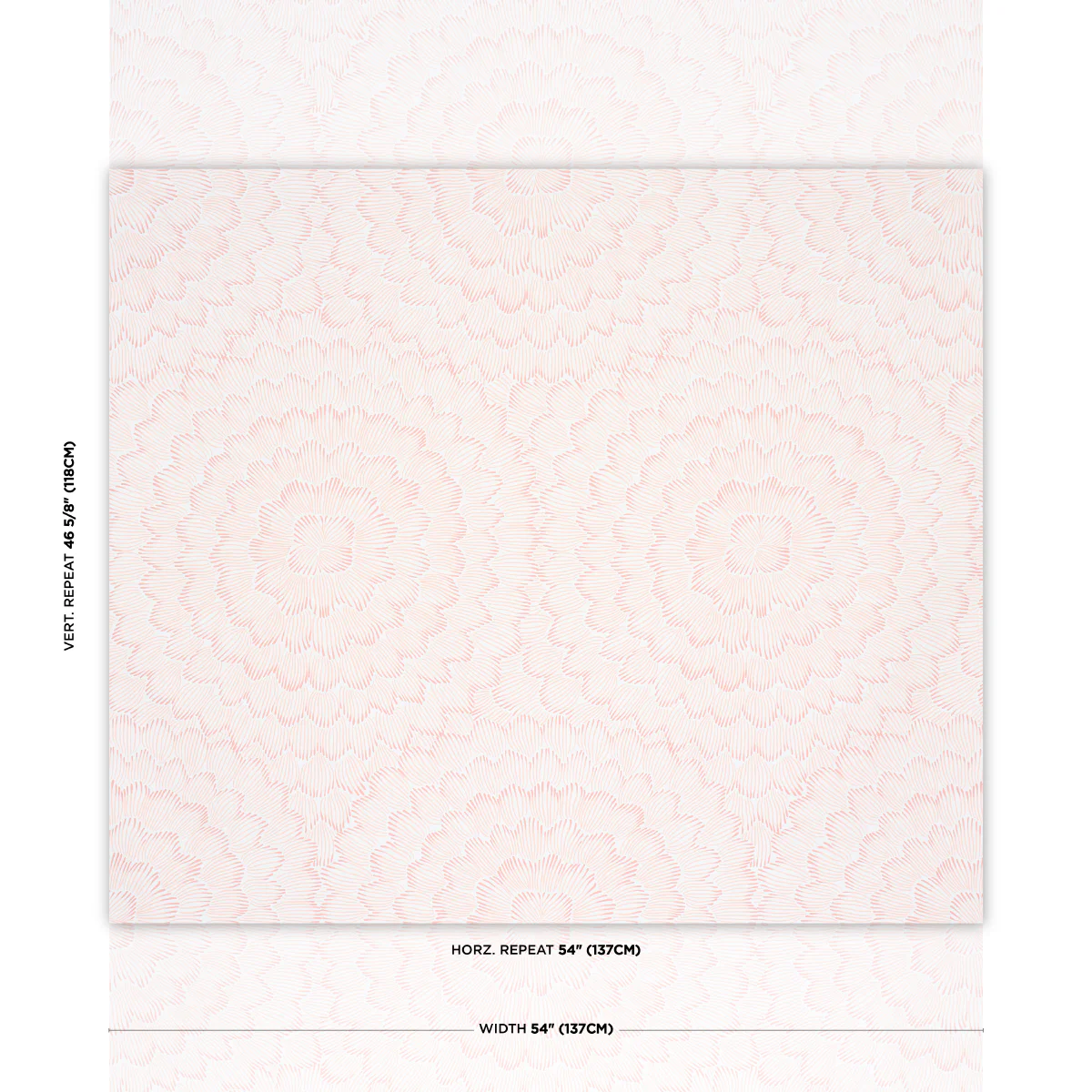 5013823 | Feather Bloom, Salmon - Schumacher Wallpaper - Image 2