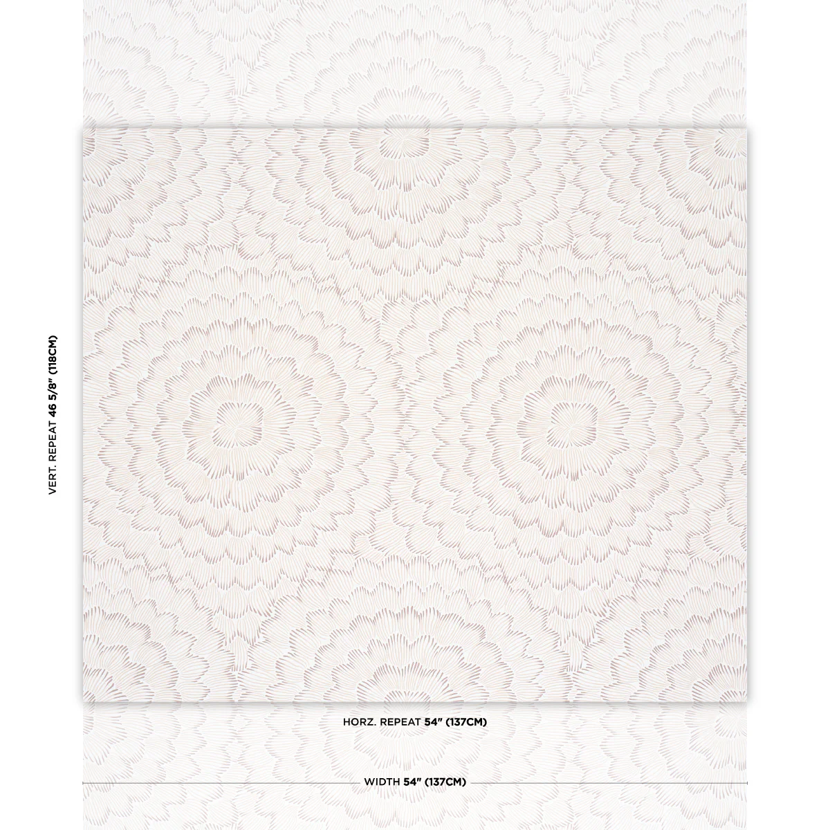 5013824 | Feather Bloom, Chai - Schumacher Wallpaper - Image 2