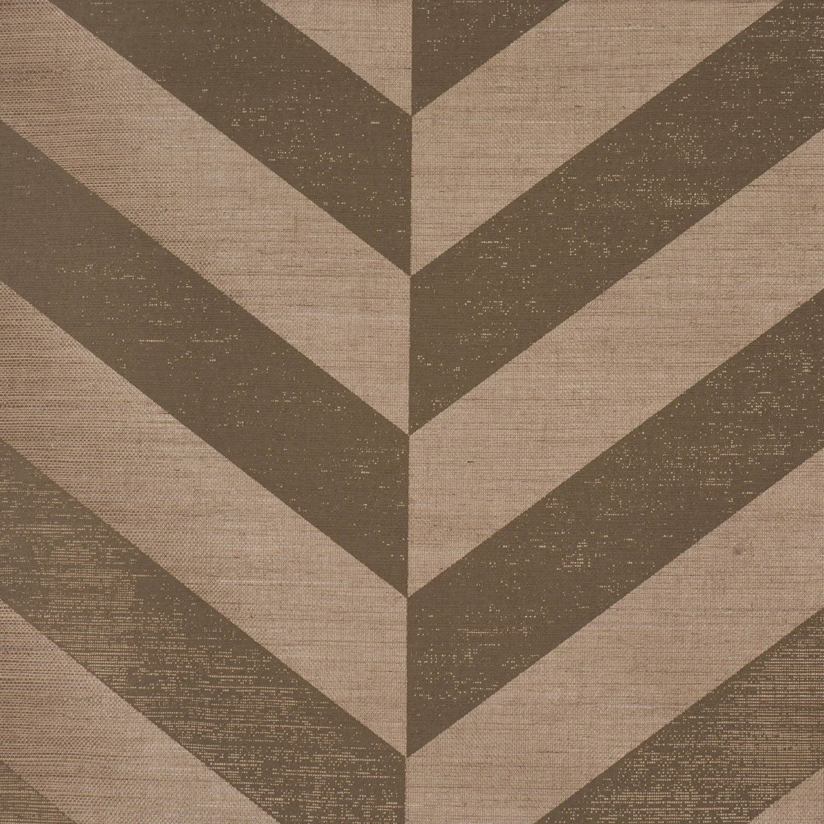 5016561 | Staggered Chevron Sisal, Brown - Schumacher Wallpaper - Image 3