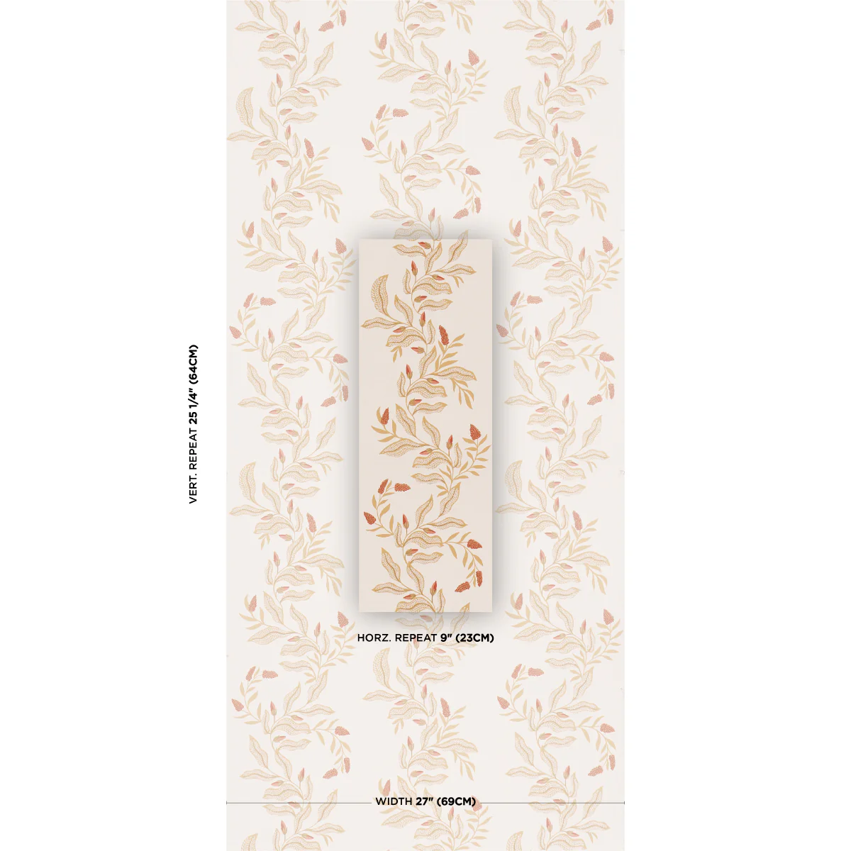 5016972 | Vagary Vines, Honeycomb - Schumacher Wallpaper - Image 2