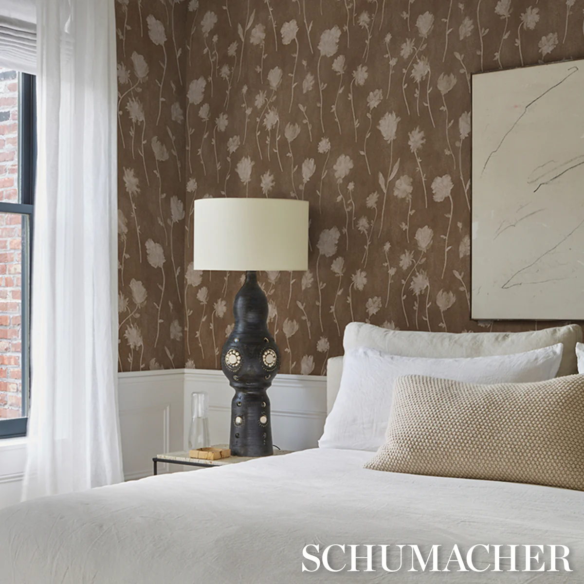5017361 | Before Midnight, Chocolate - Schumacher Wallpaper - Image 5