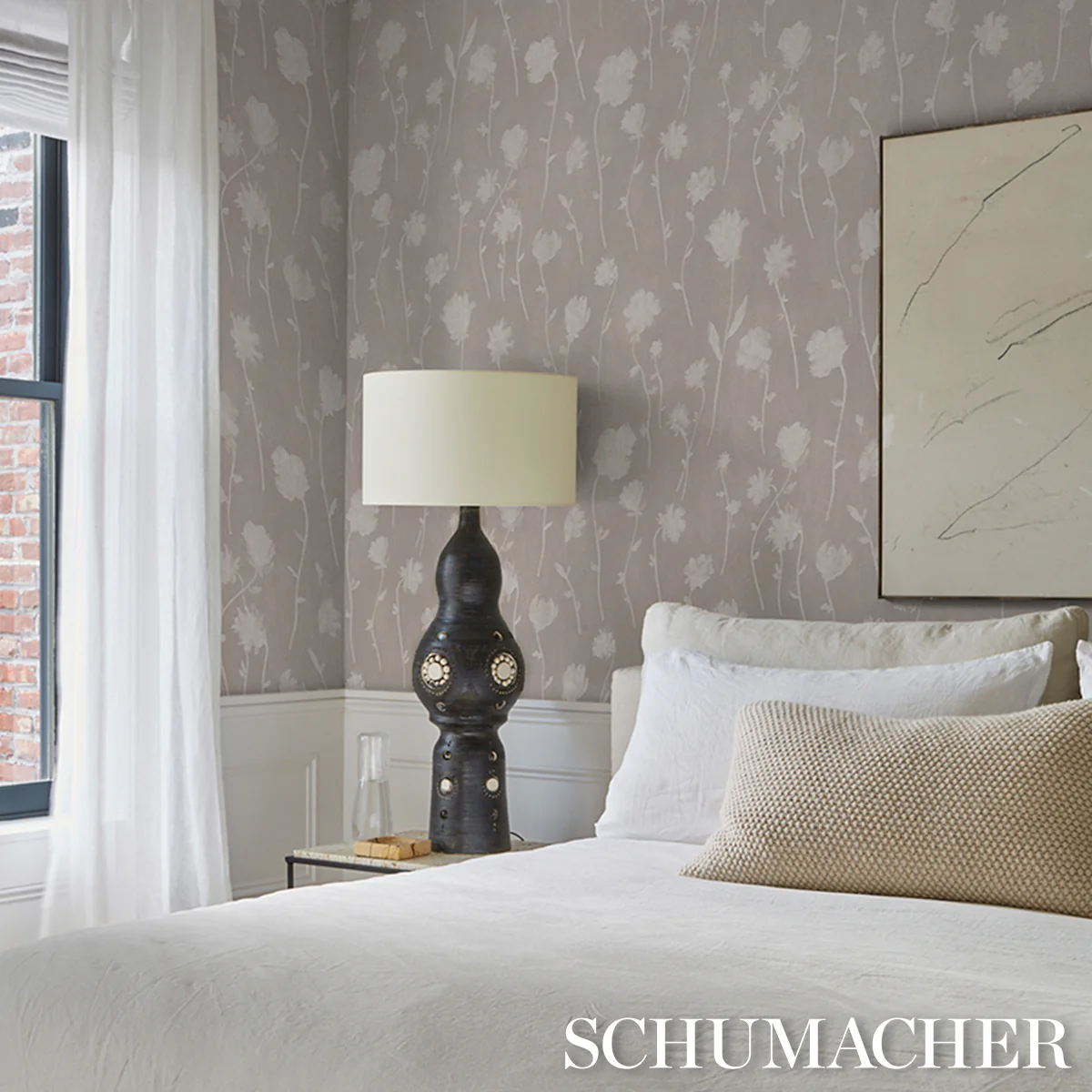 5017362 | Before Midnight, Light Beige - Schumacher Wallpaper - Image 5