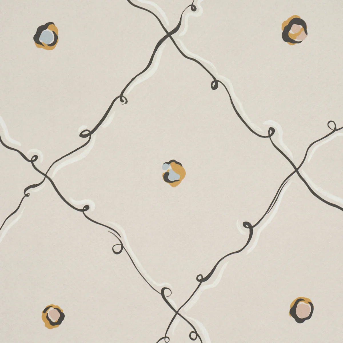 5017371 | Colette, Light Beige - Schumacher Wallpaper - Image 3