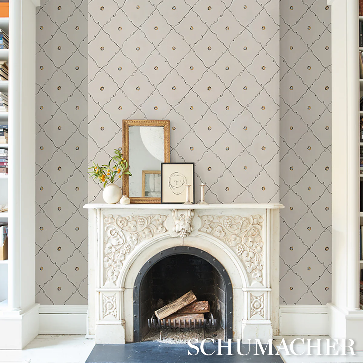 5017371 | Colette, Light Beige - Schumacher Wallpaper - Image 5