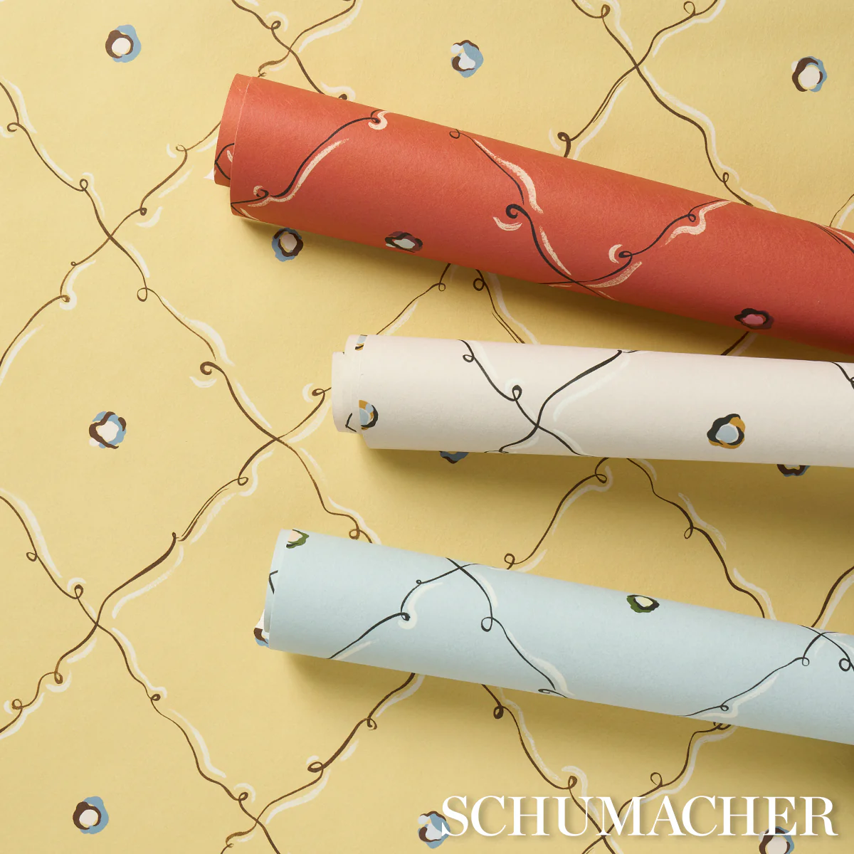 5017371 | Colette, Light Beige - Schumacher Wallpaper - Image 6