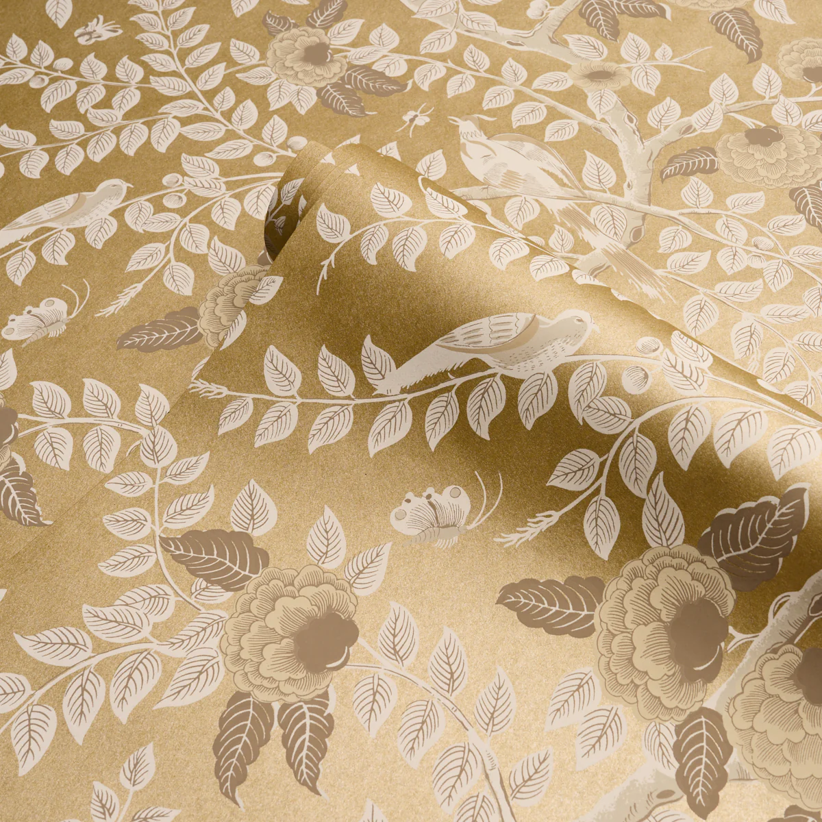 5017540 | Tole Bird, Gold - Schumacher Wallpaper - Image 4