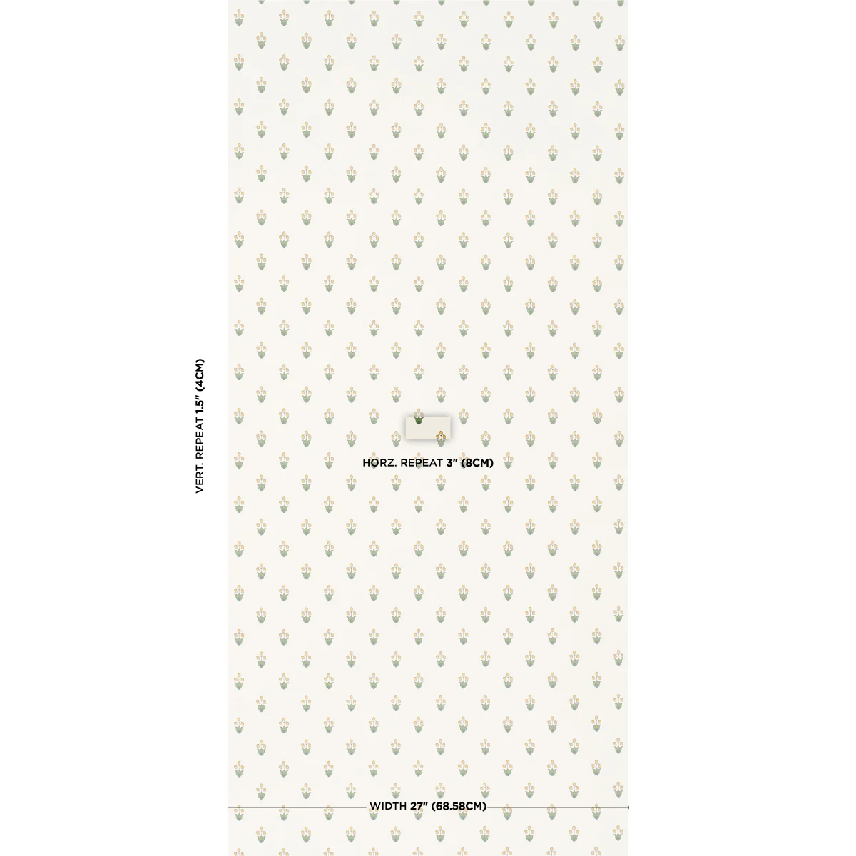 5017660 | Moira Hand Print, Marigold - Schumacher Wallpaper - Image 2