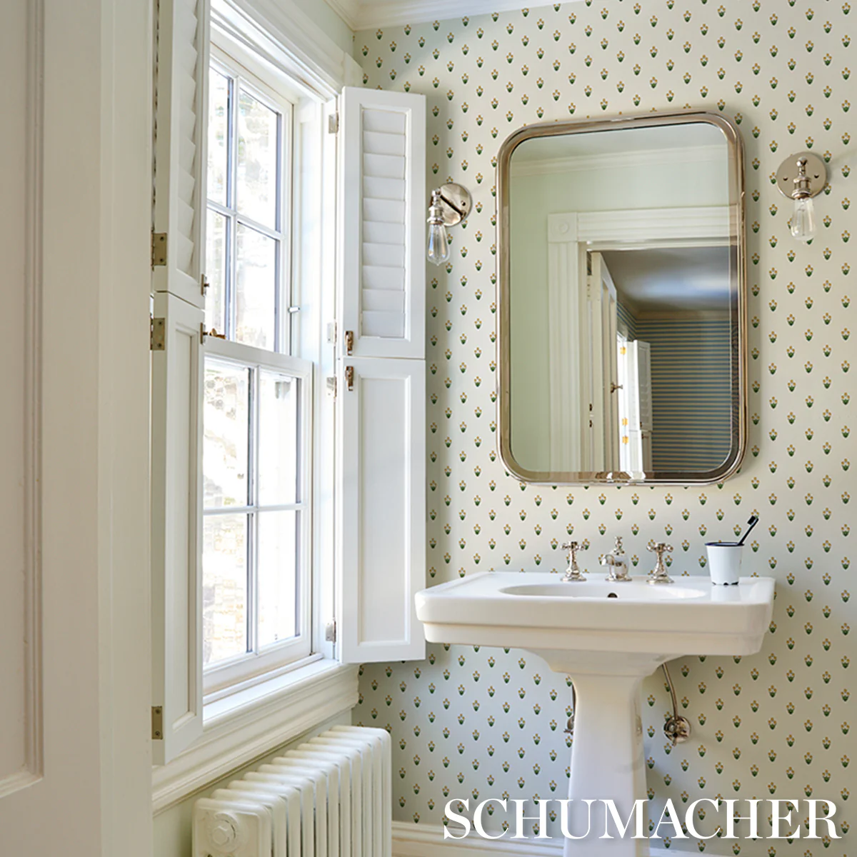 5017660 | Moira Hand Print, Marigold - Schumacher Wallpaper - Image 6