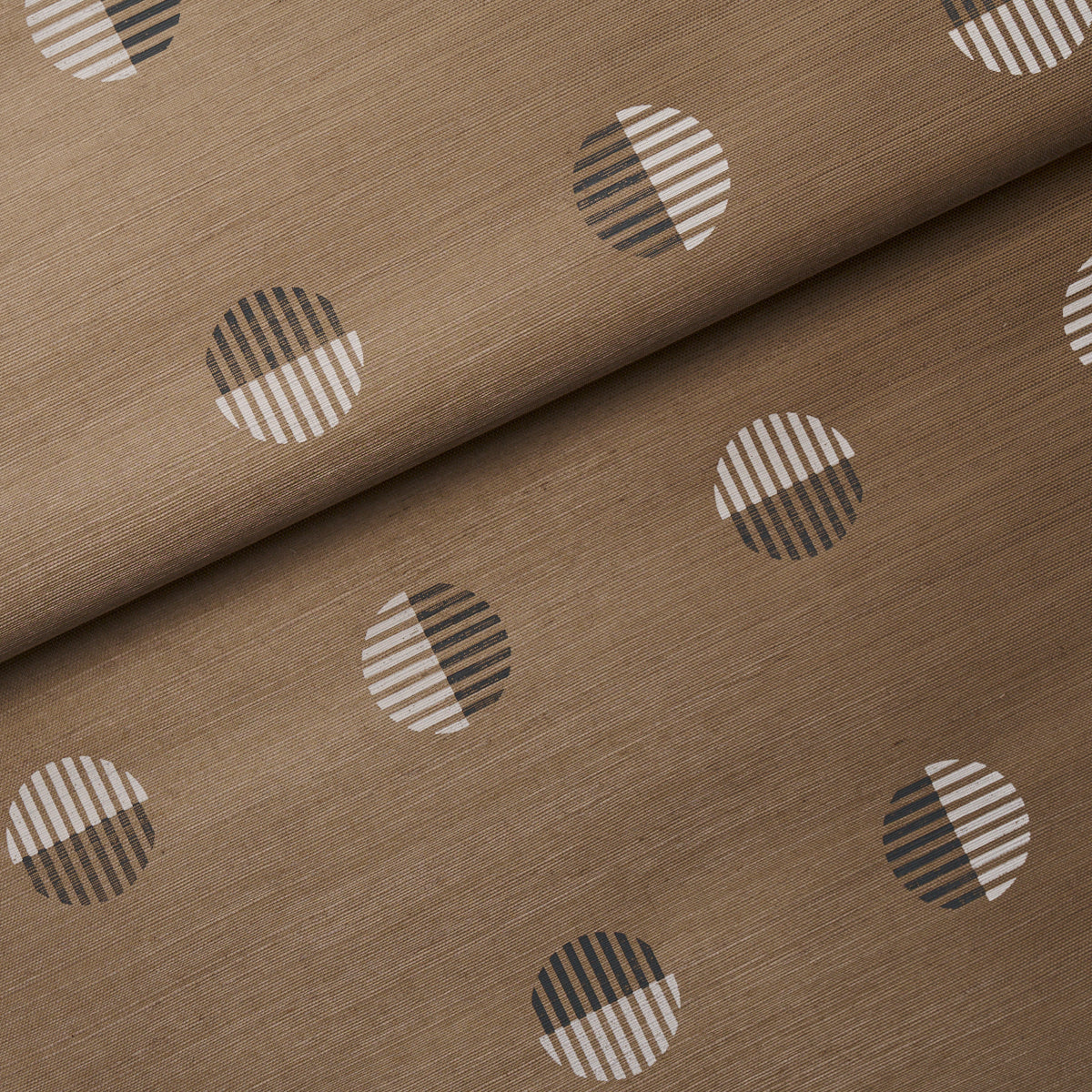 5017702 | Ando Hand Blocked Sisal, Ivory & Charcoal On Natural - Schumacher Wallpaper - Image 4