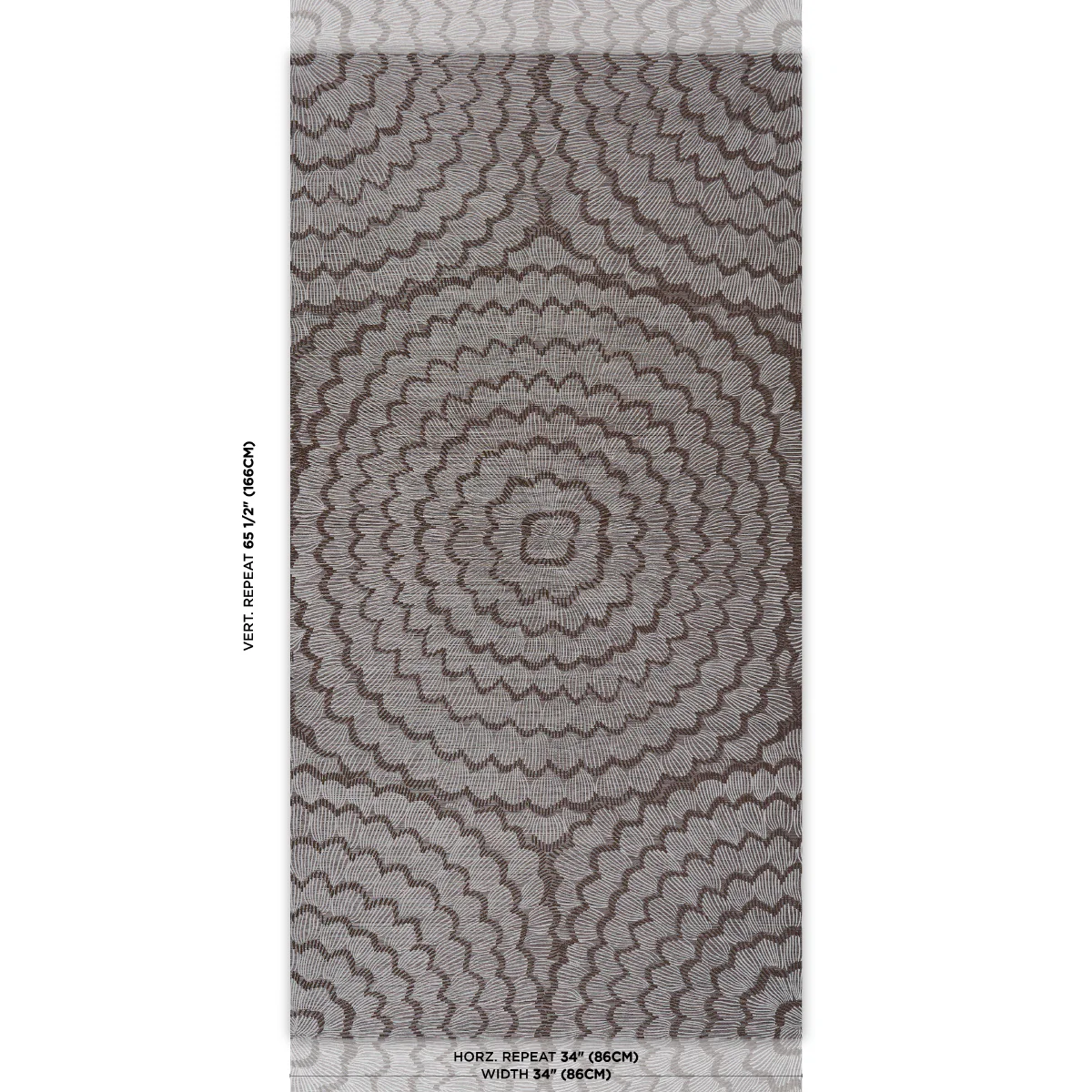 5017710 | Feather Bloom Sisal, Haze - Schumacher Wallpaper - Image 2