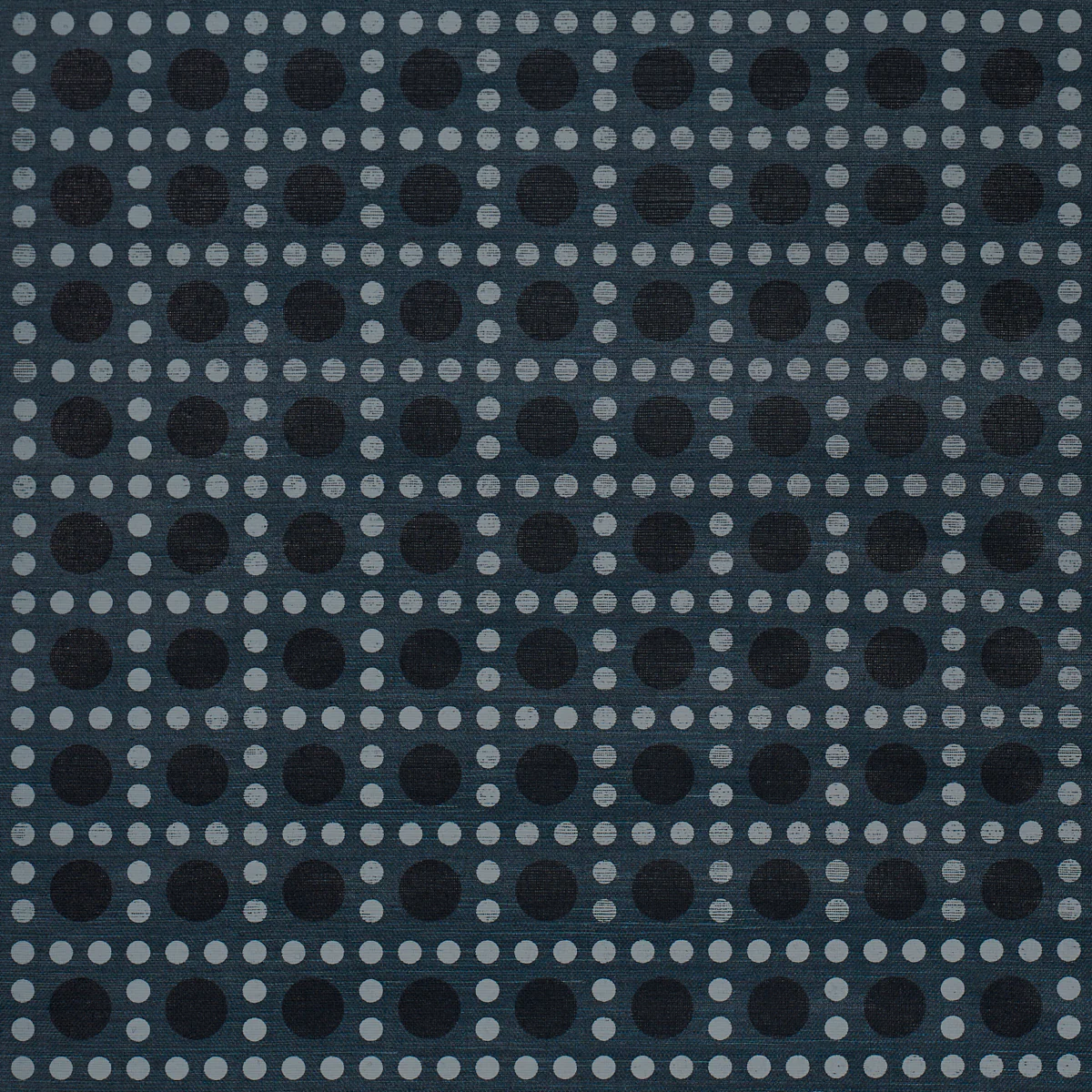 5017873 | Puntini Sisal, Indigo - Schumacher Wallpaper