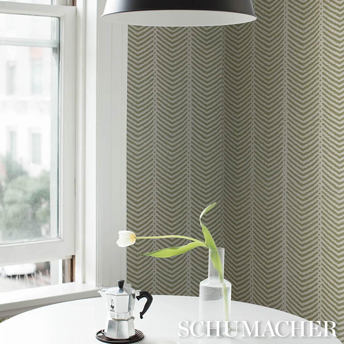 5017901 | La Jolla, Olive - Schumacher Wallpaper - Image 6