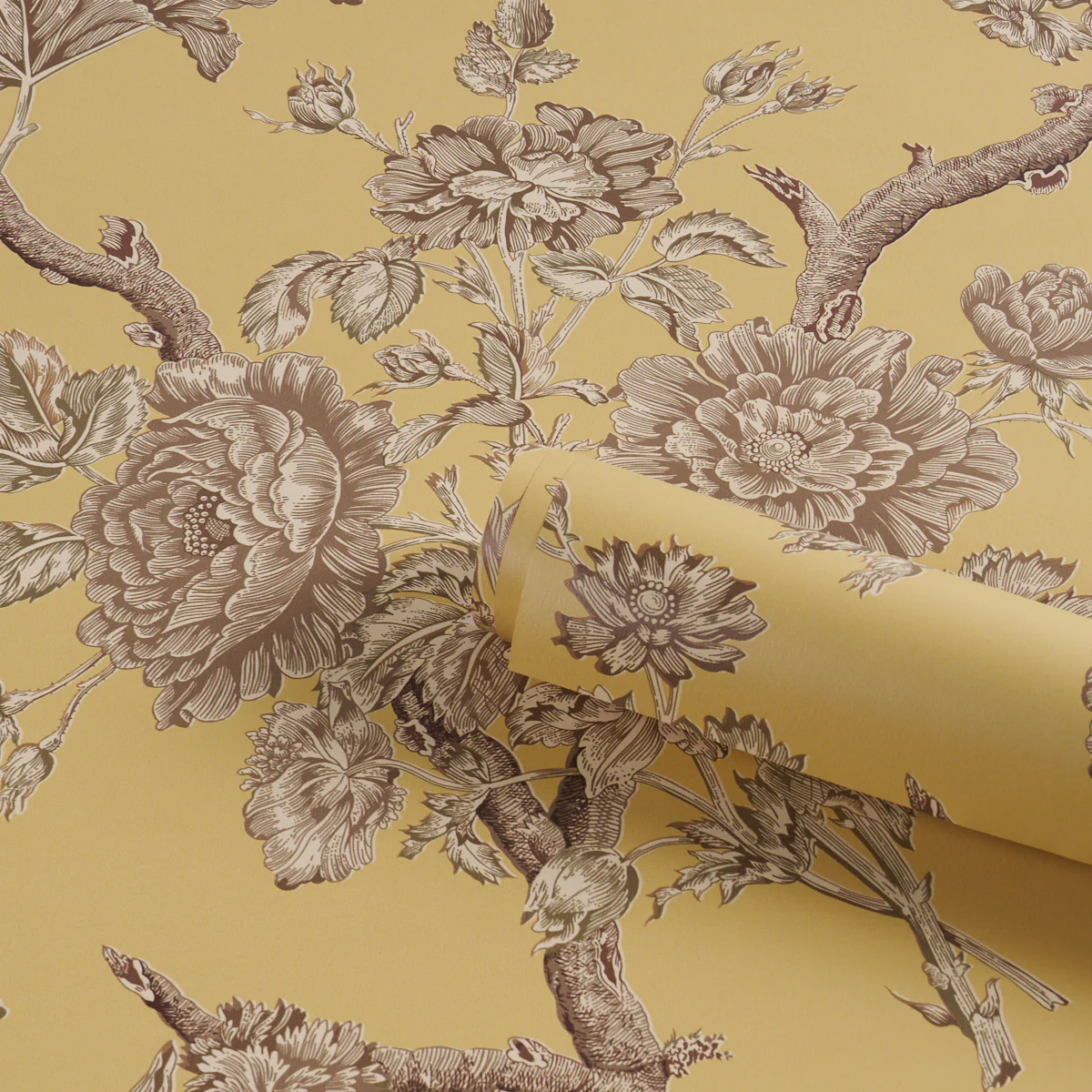 5017971 | Inverness Garden, Buttercup - Schumacher Wallpaper - Image 4