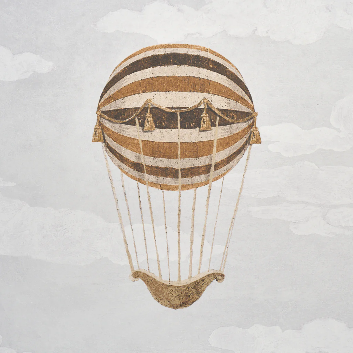 5018130 | Up, Up And Away!, Grisaille - Schumacher Wallpaper - Image 3