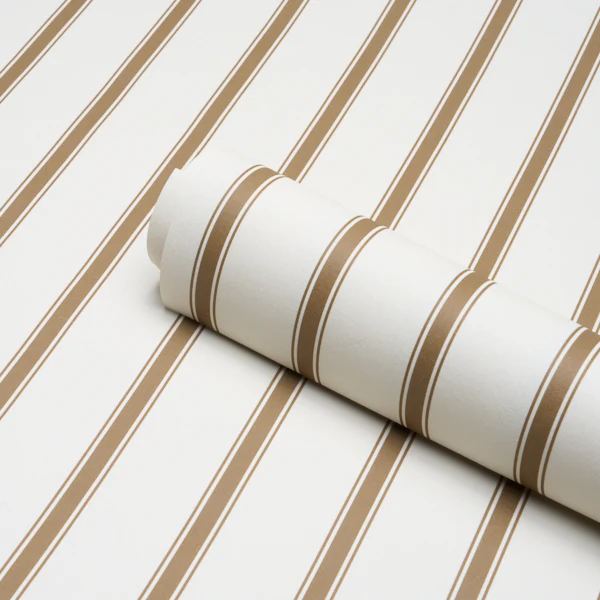 5018161 | Westerly Stripe, Burlap - Schumacher Wallpaper - Image 4