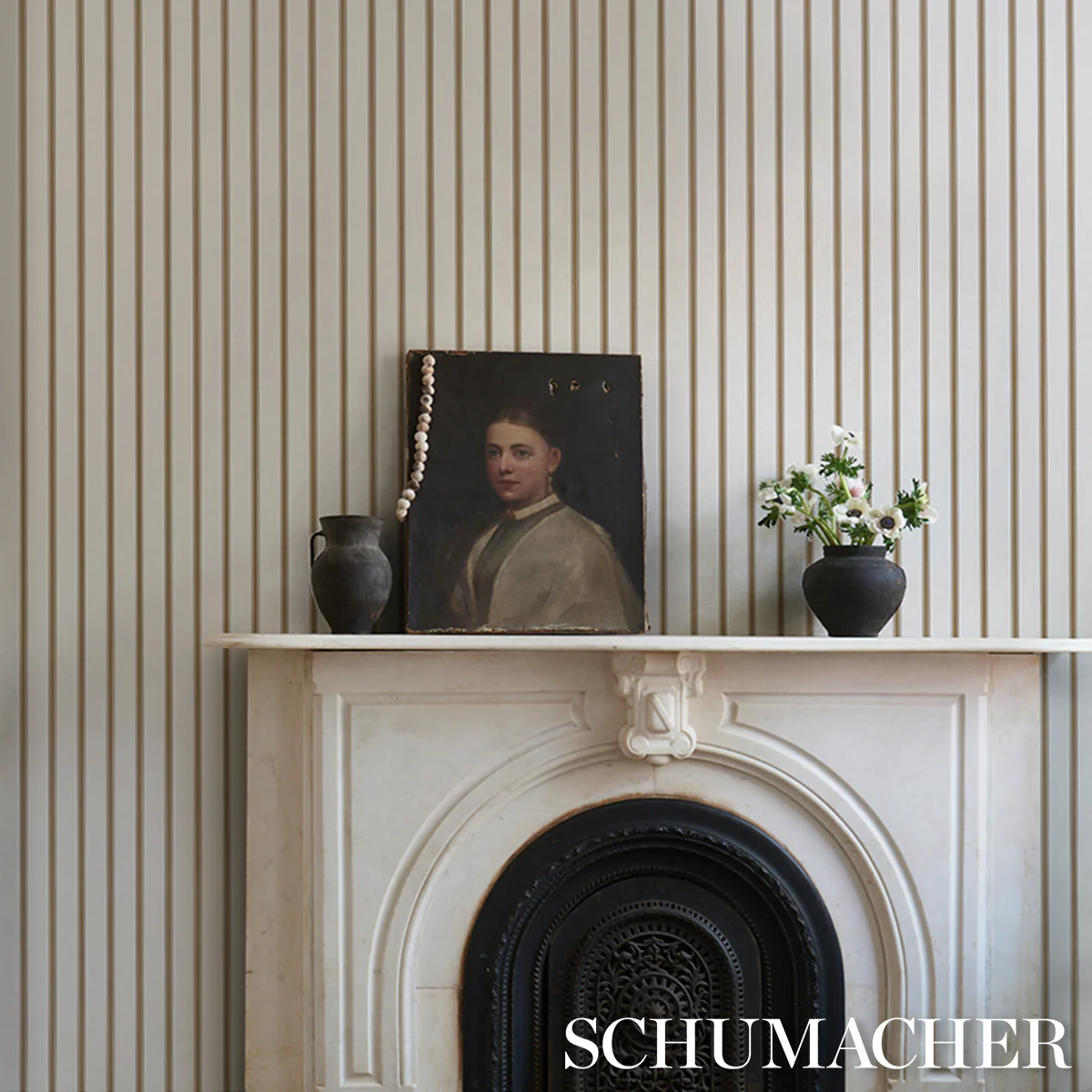 5018161 | Westerly Stripe, Burlap - Schumacher Wallpaper - Image 5