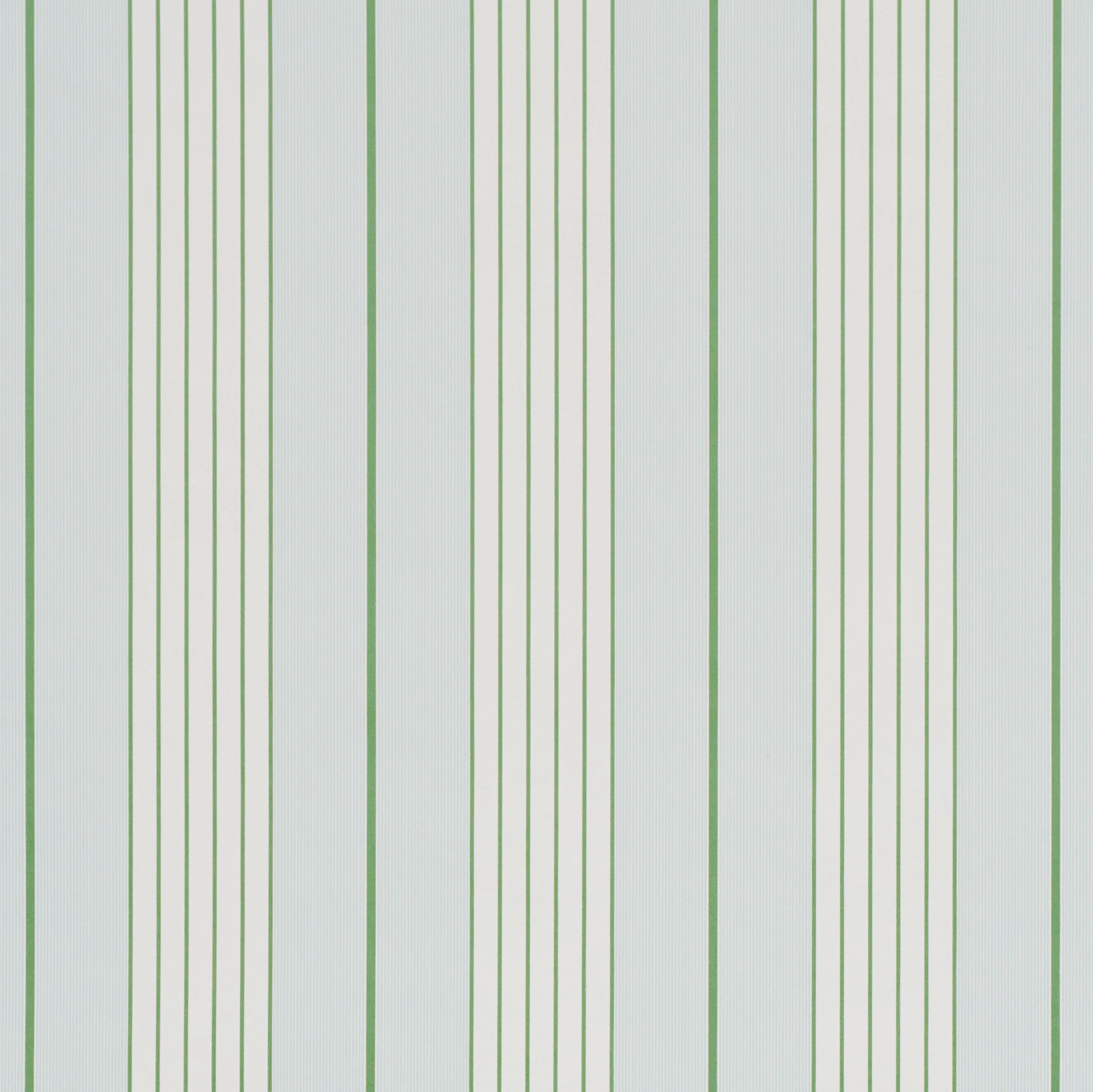 5018180 | Audrey Stripe, Sky & Leaf - Schumacher Wallpaper