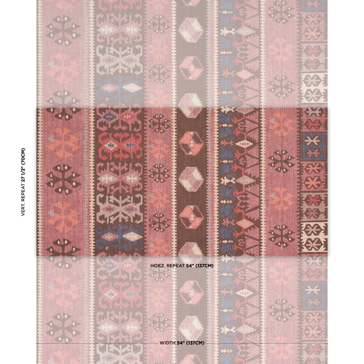 5018322 | Sahane, Faded Rust - Schumacher Wallpaper - Image 2