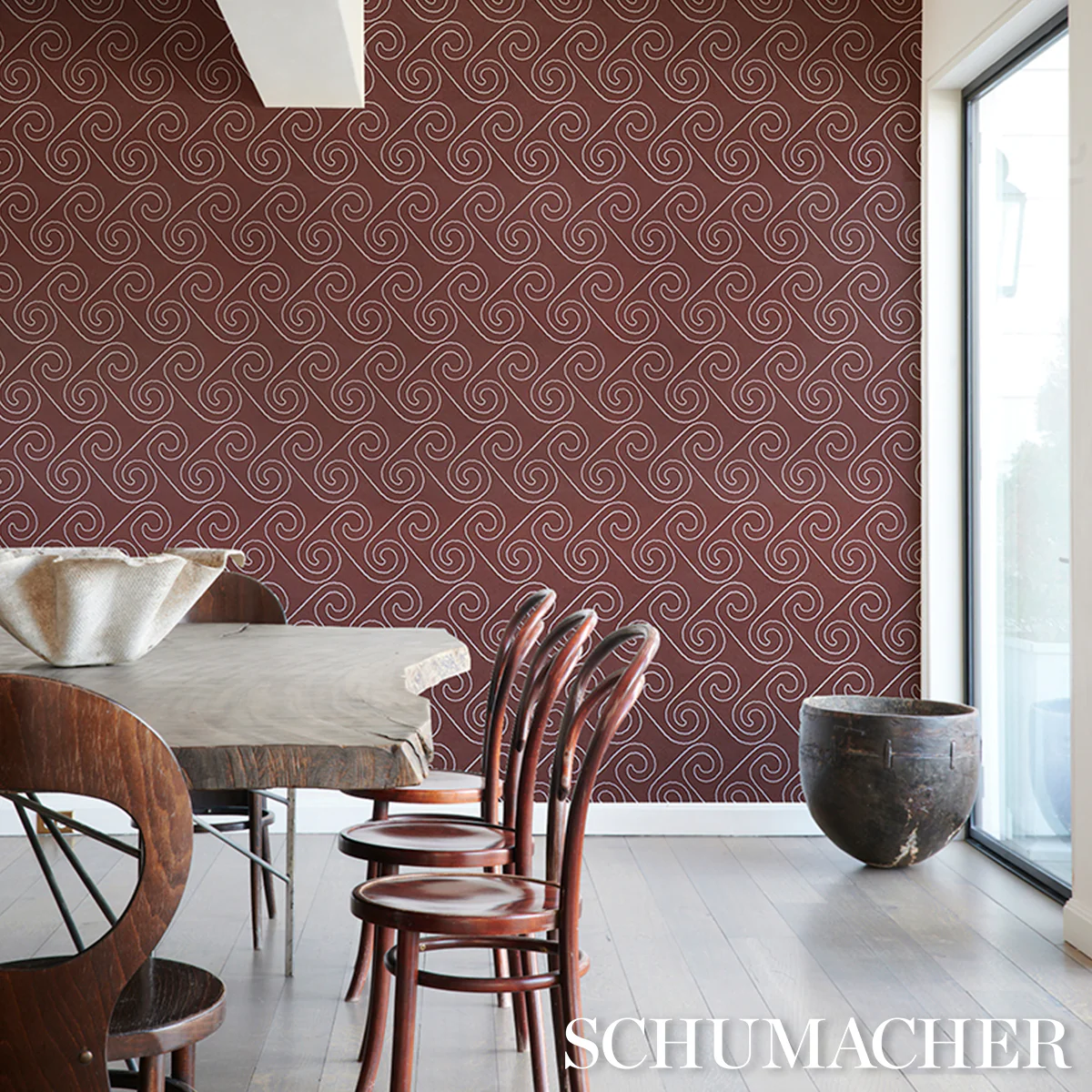 5018362 | Fortuna, Plum - Schumacher Wallpaper - Image 6